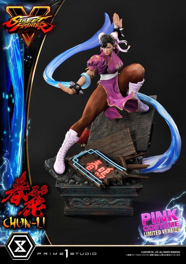 Chun-Li (Pink Costume, Limited), Street Fighter V, Prime 1 Studio, Pre-Painted, 1/4, 4580708041452